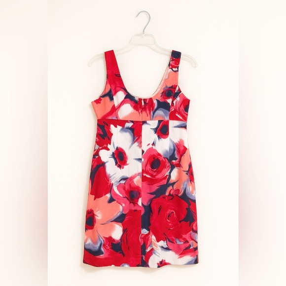 New York & Company Floral Sleeveless Dress Size 10 | Summer Retro Style Beach - Picture 2 of 5